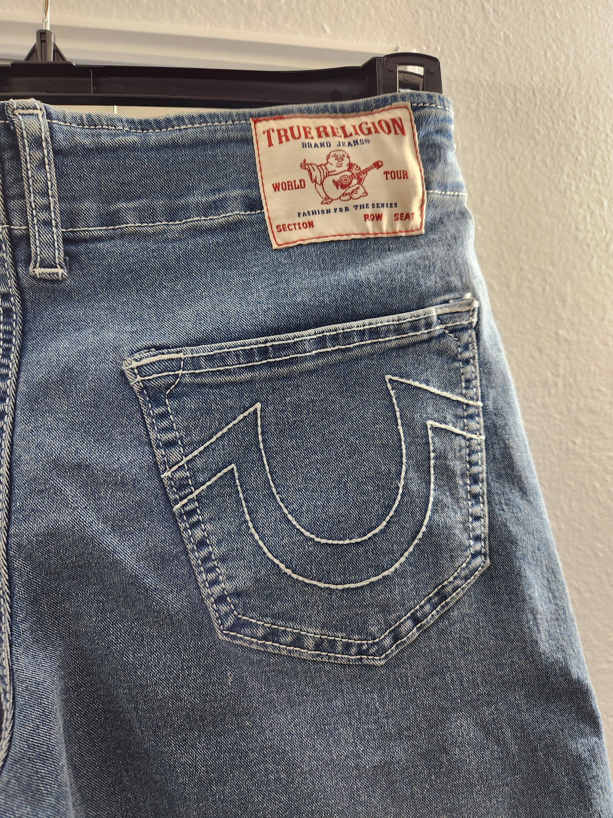 True Religion Reverse Denim Carpenter Pant