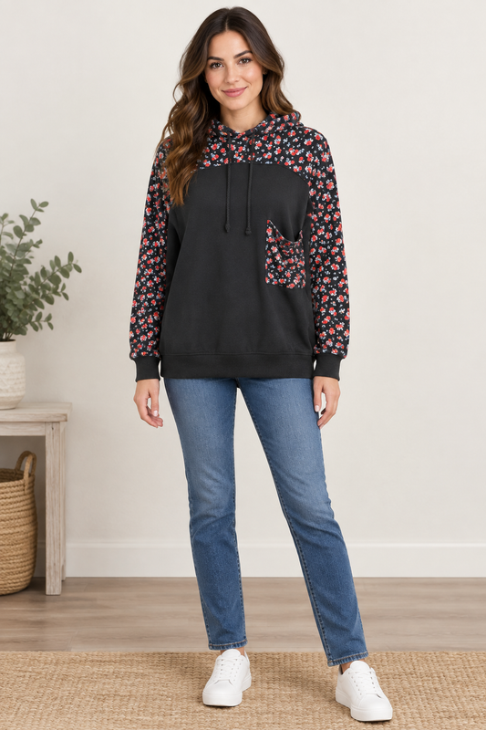 FP Movement "Role Call" printed hoodie by Free People