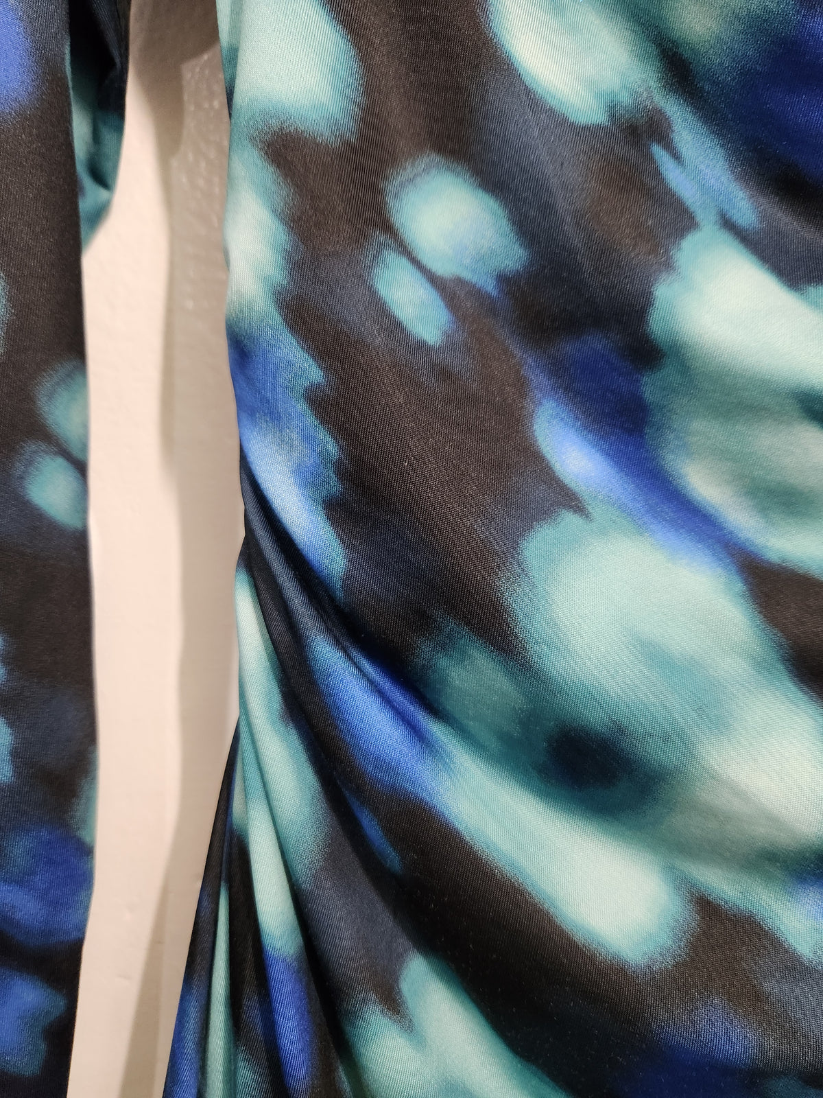 Bar III Printed Cowlneck Long Sleeve Minidress
