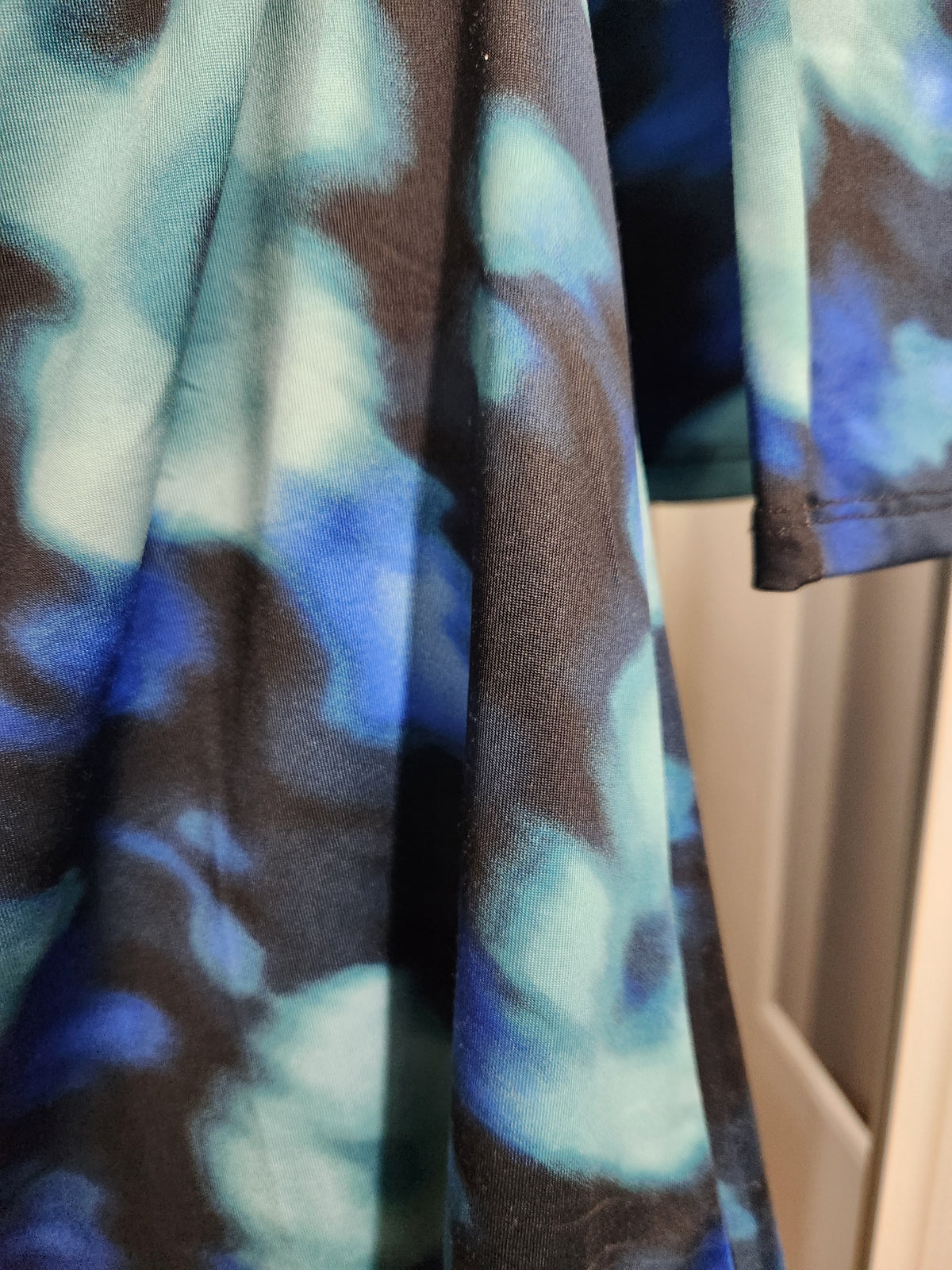 Bar III Printed Cowlneck Long Sleeve Minidress