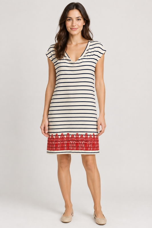 Tory Burch Oversized Cap Sleeve Tunic Sweater Dress