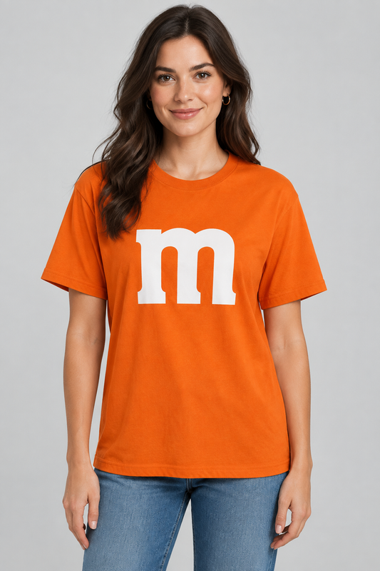 Orange Graphic T-Shirt Gildan
