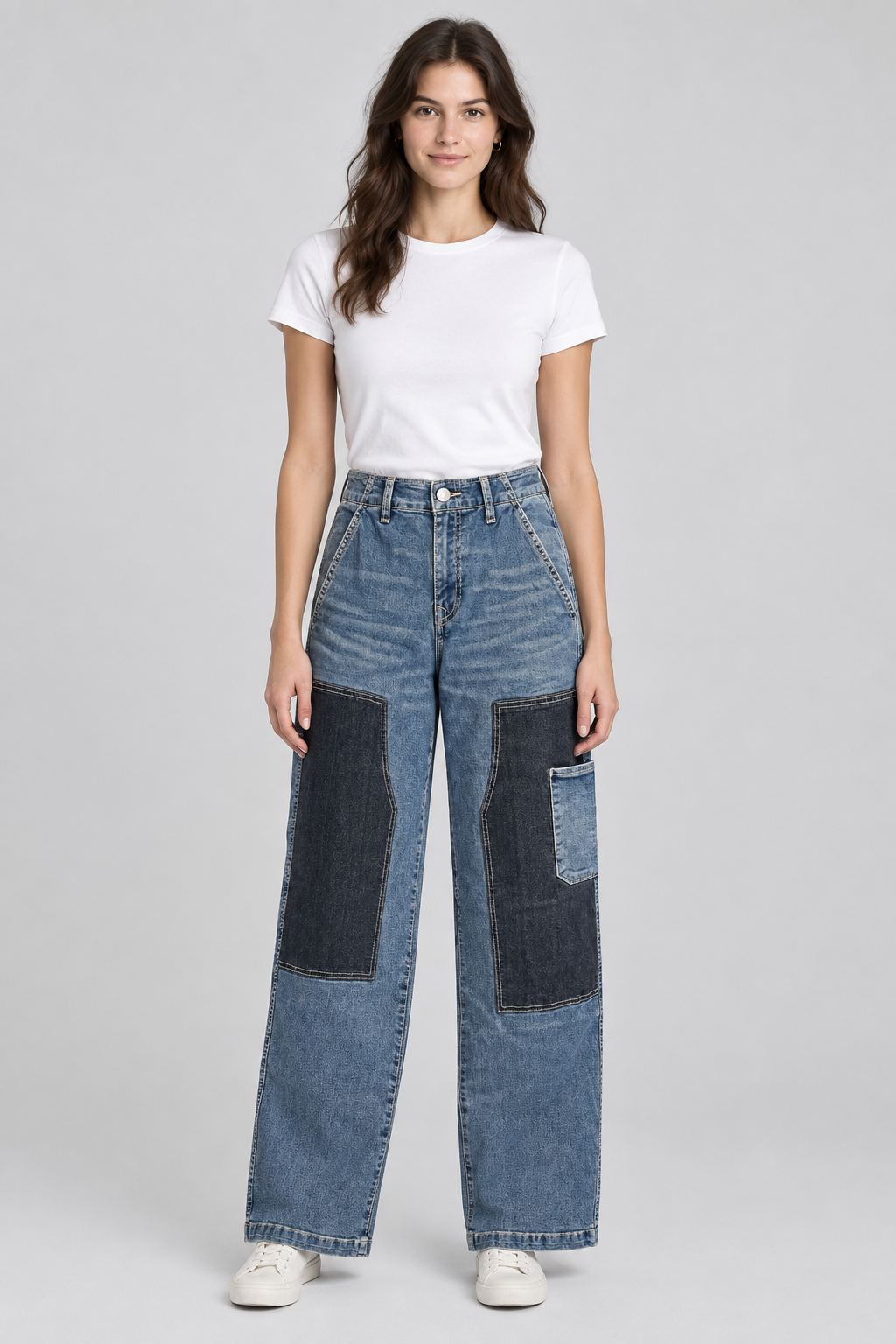 True Religion Reverse Denim Carpenter Pant