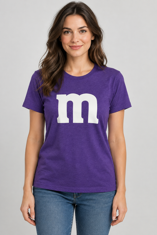 Purple Graphic T-Shirt Gildan