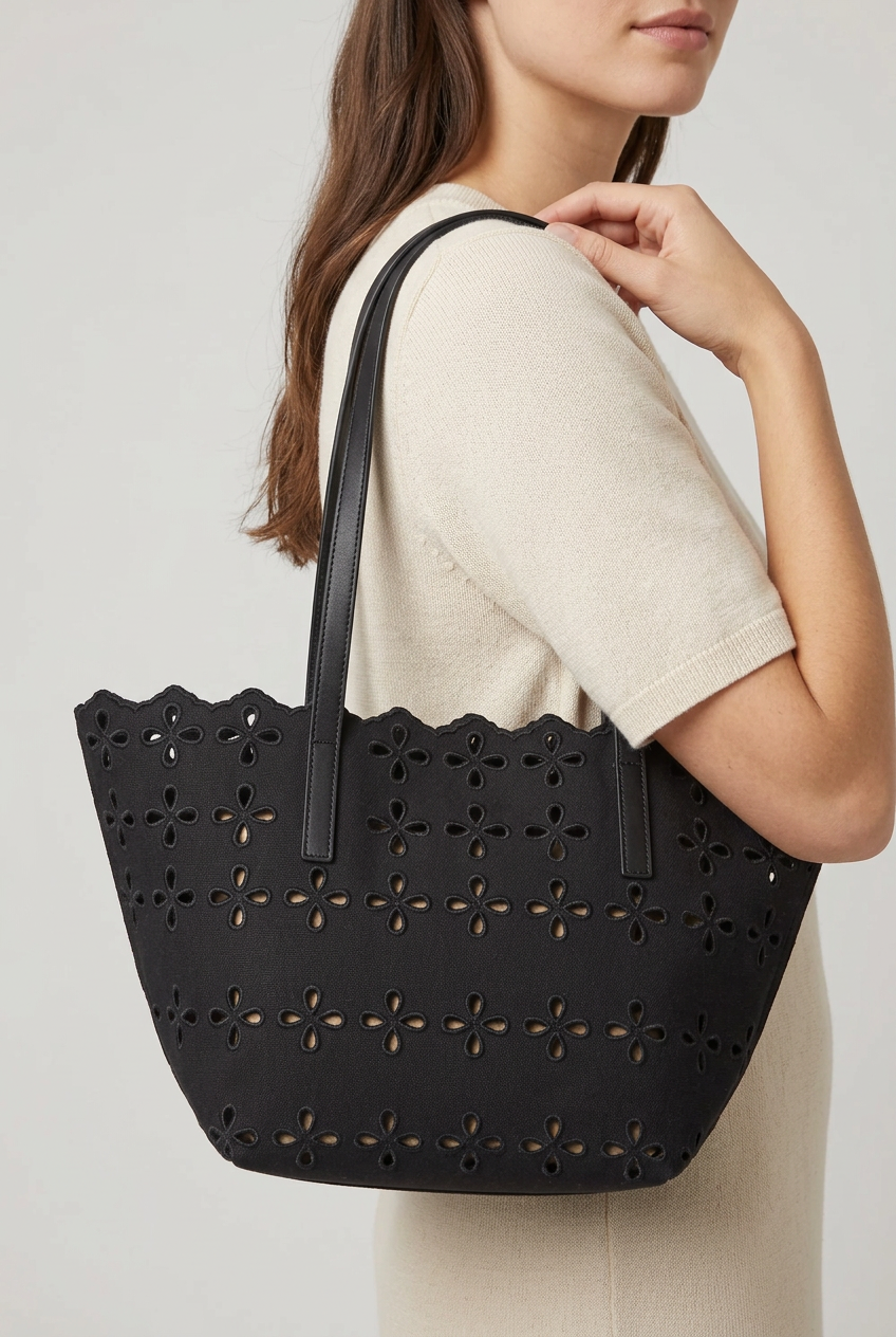 Loeffler Randall Easton Embroidered Tote Bag