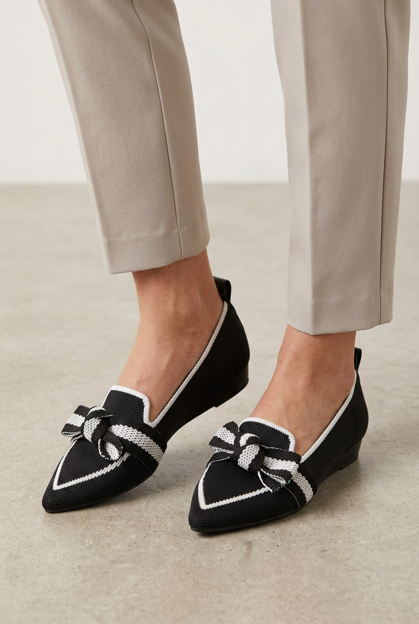 Tahari Florentia Pointed Toe Knit Loafer