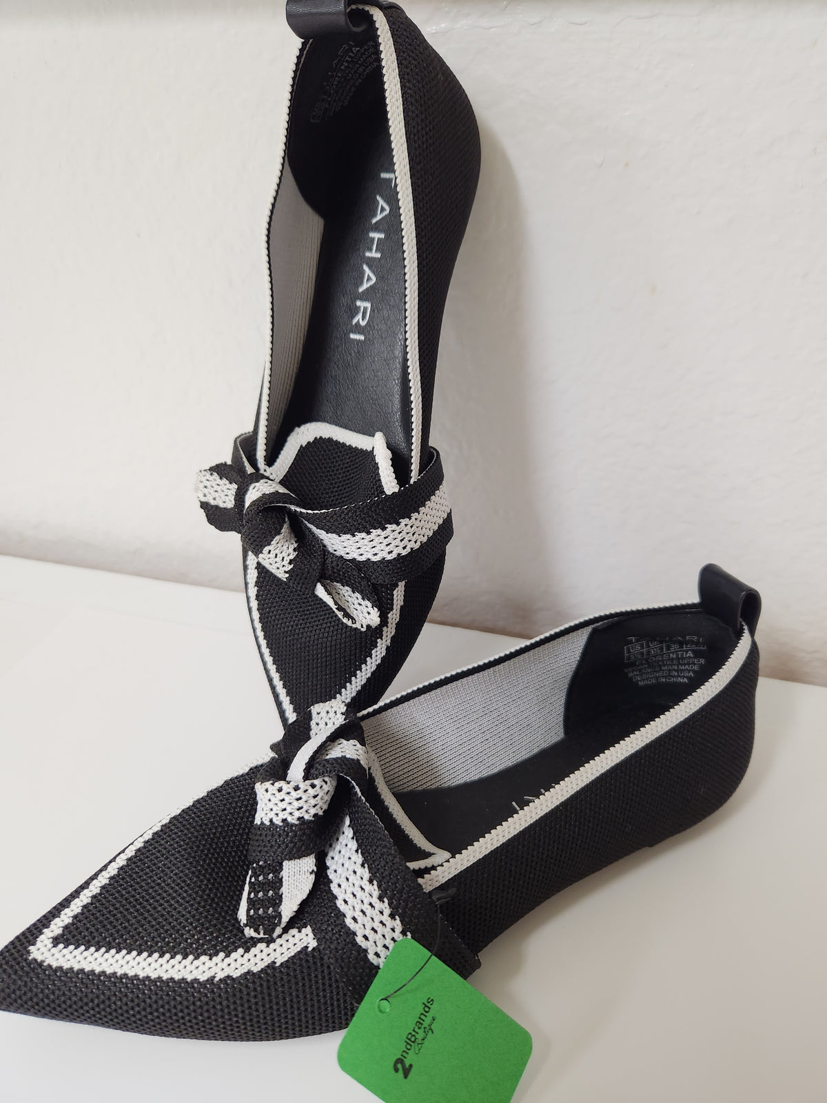 Tahari Florentia Pointed Toe Knit Loafer