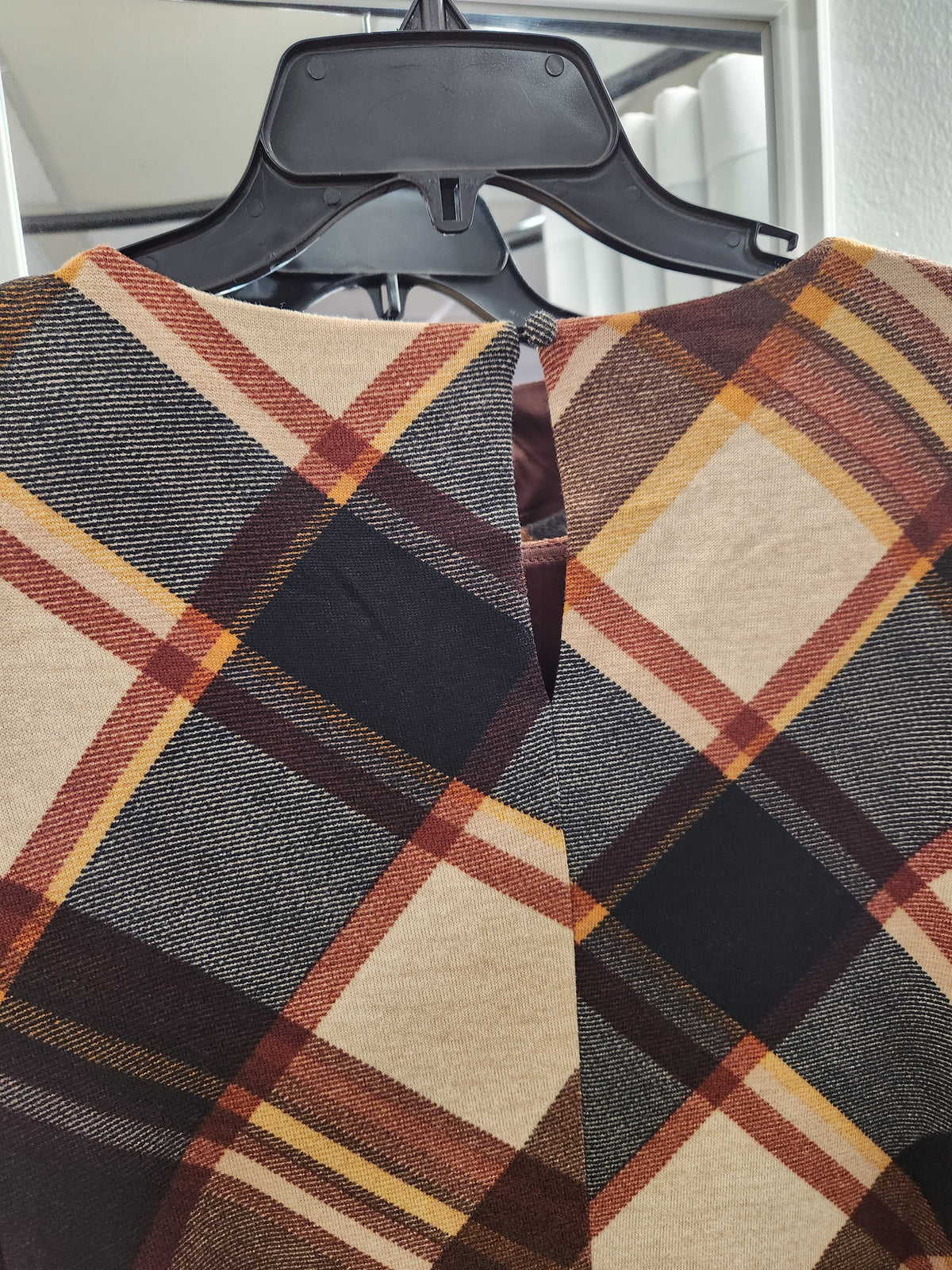 Jessica Howard Plaid A-Line Dress