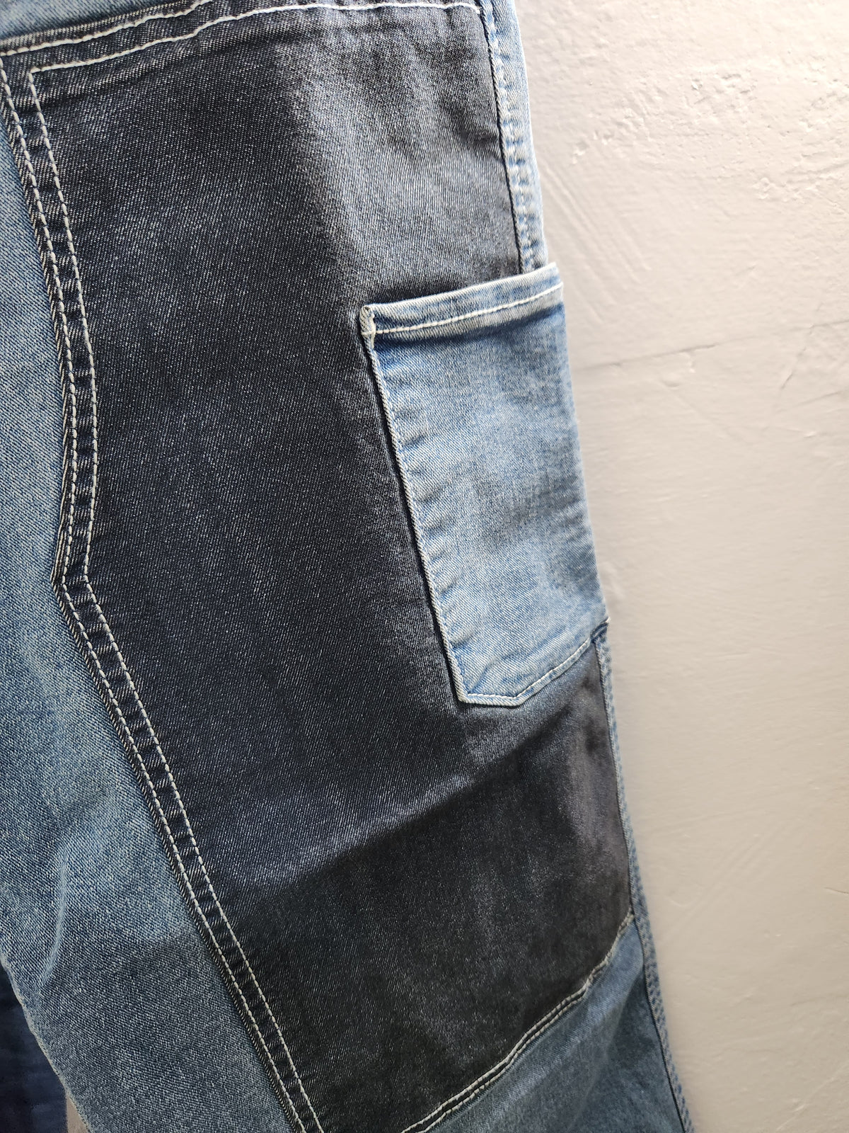 True Religion Reverse Denim Carpenter Pant