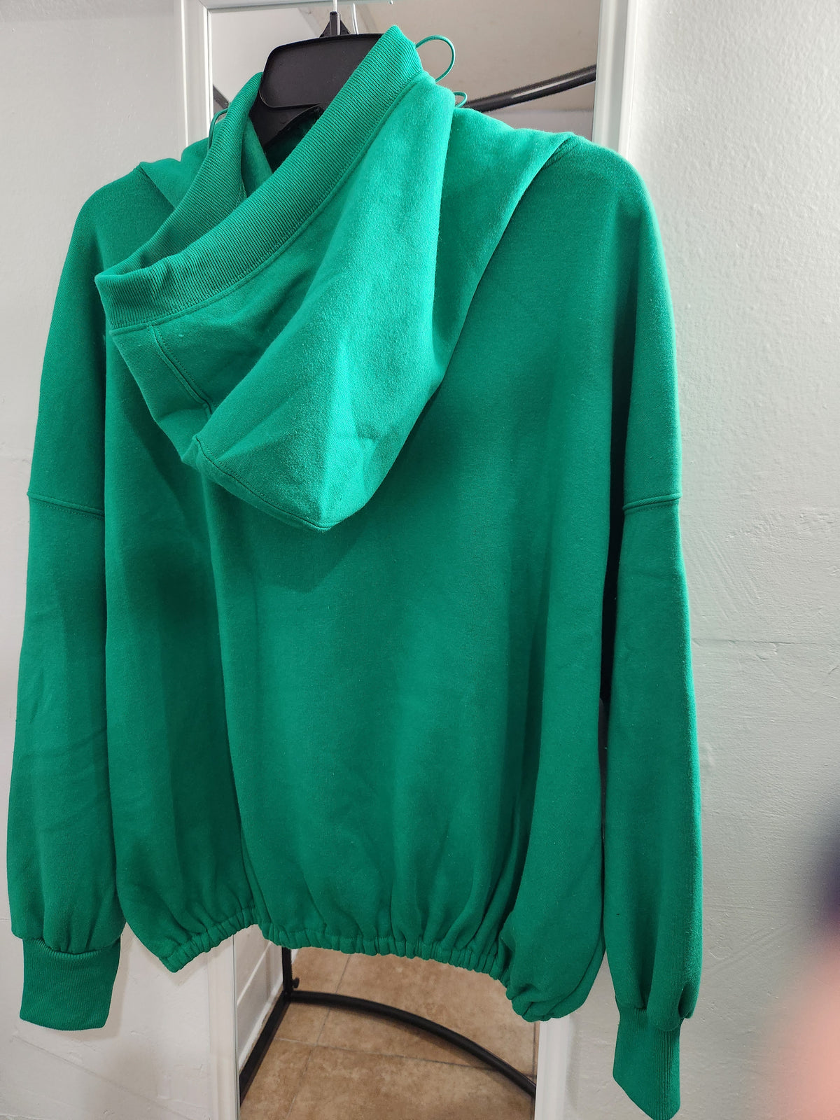Zenana Half Zip Fleece Sweatshirt