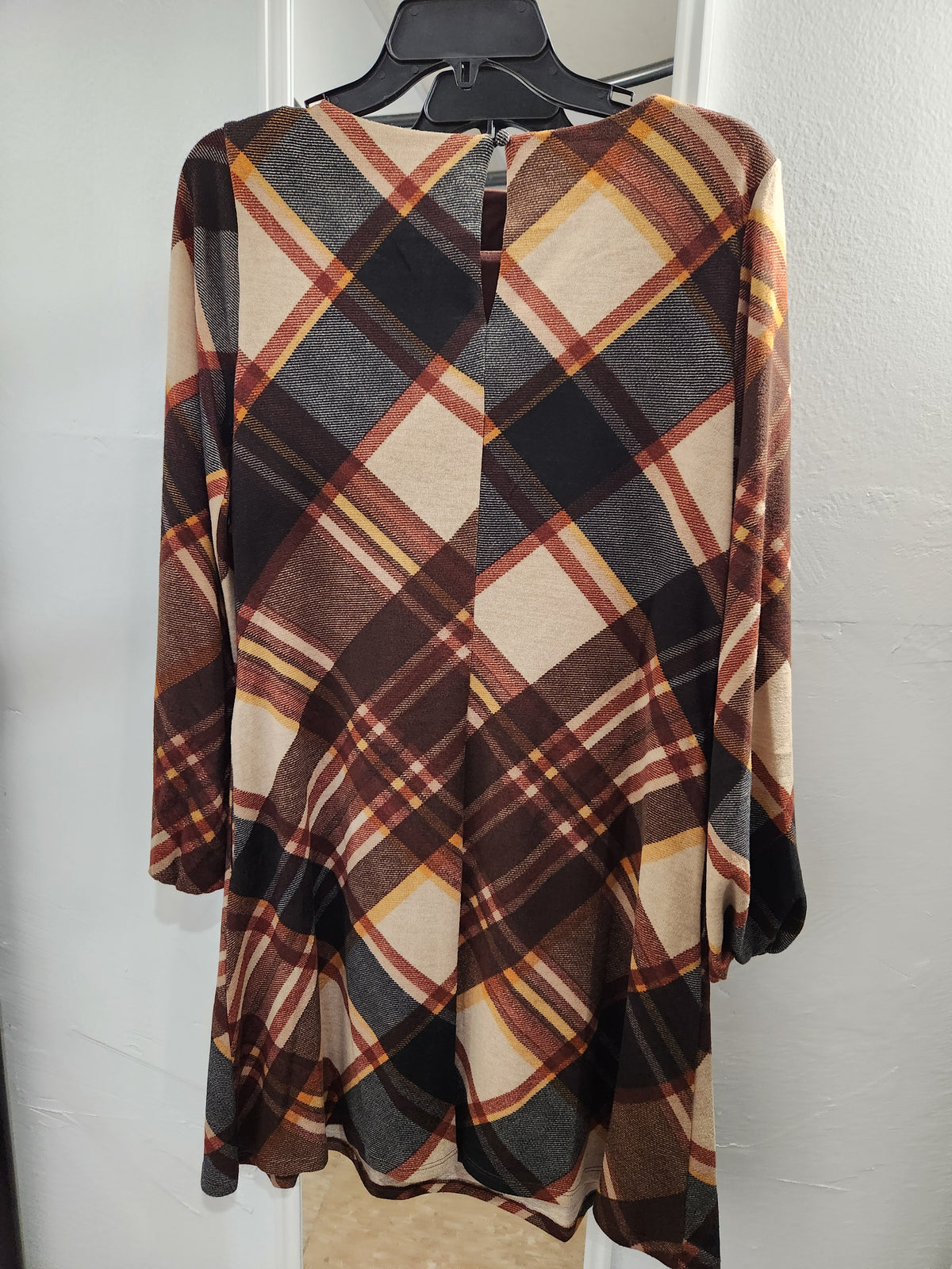 Jessica Howard Plaid A-Line Dress