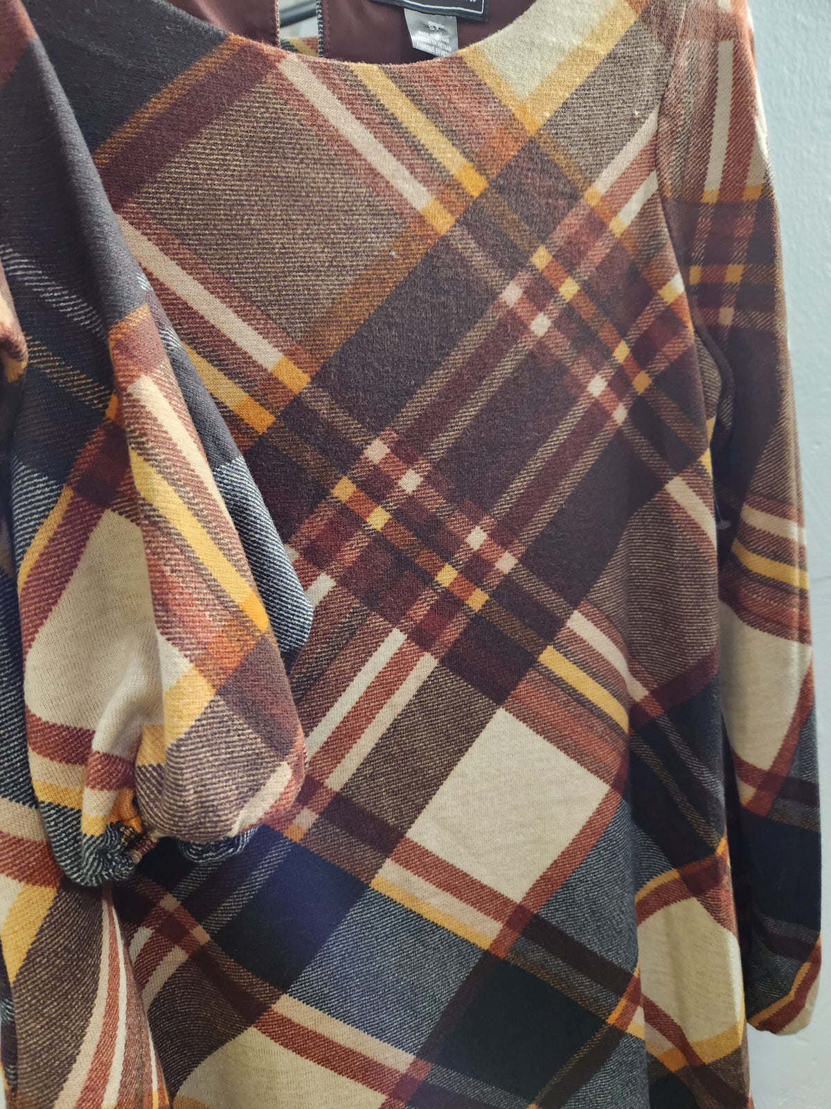 Jessica Howard Plaid A-Line Dress