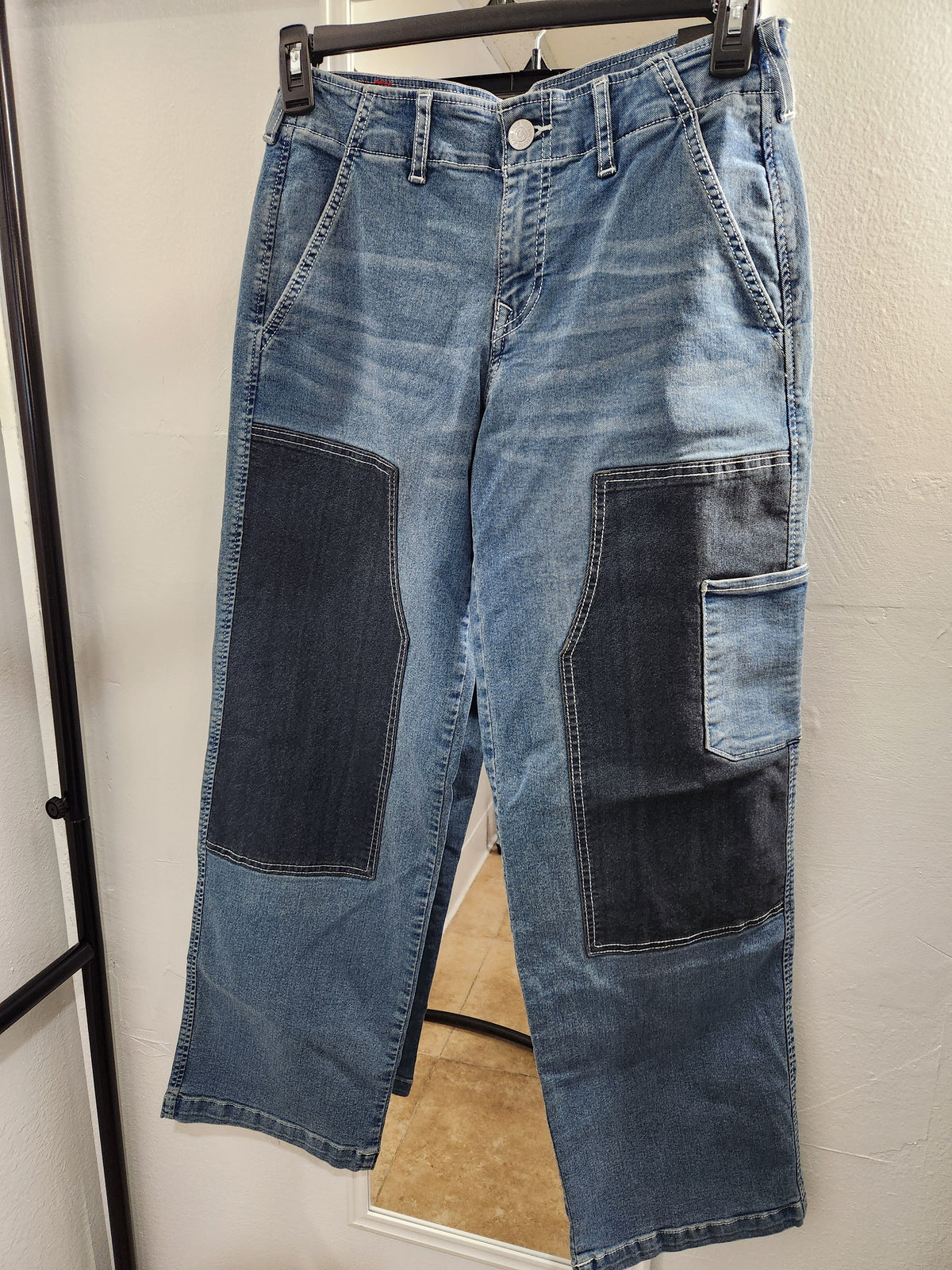 True Religion Reverse Denim Carpenter Pant