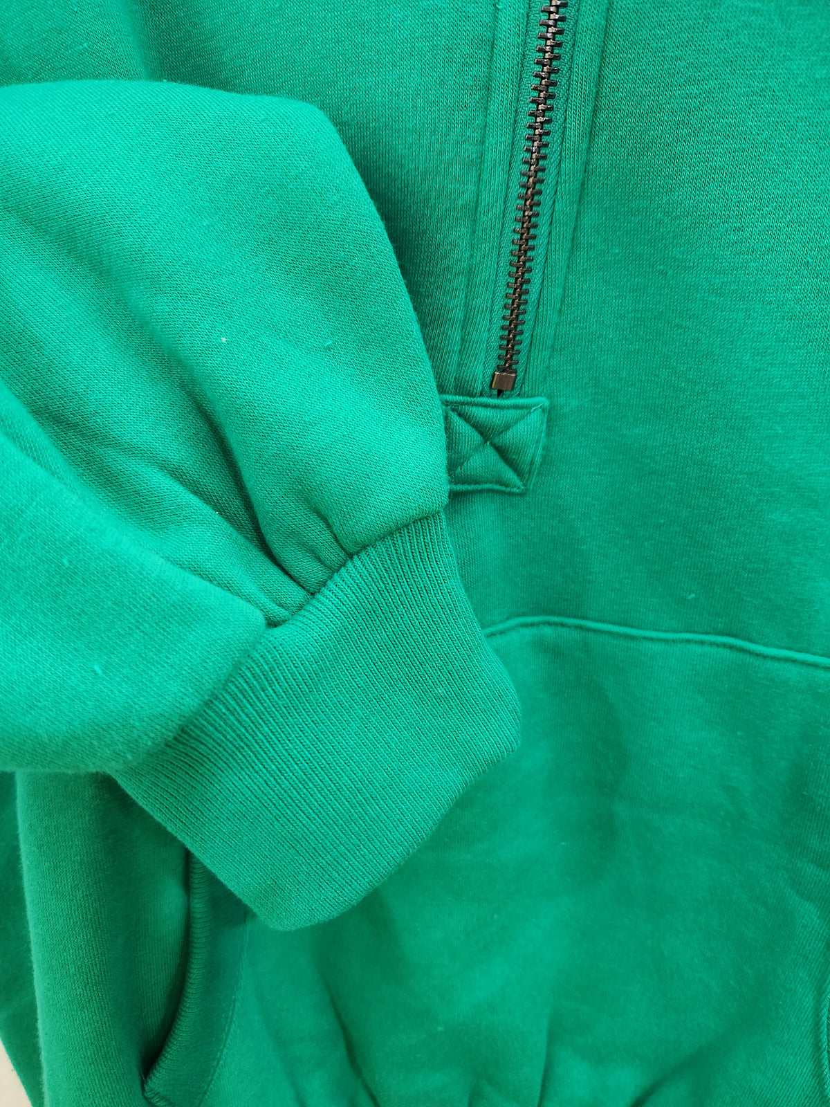 Zenana Half Zip Fleece Sweatshirt
