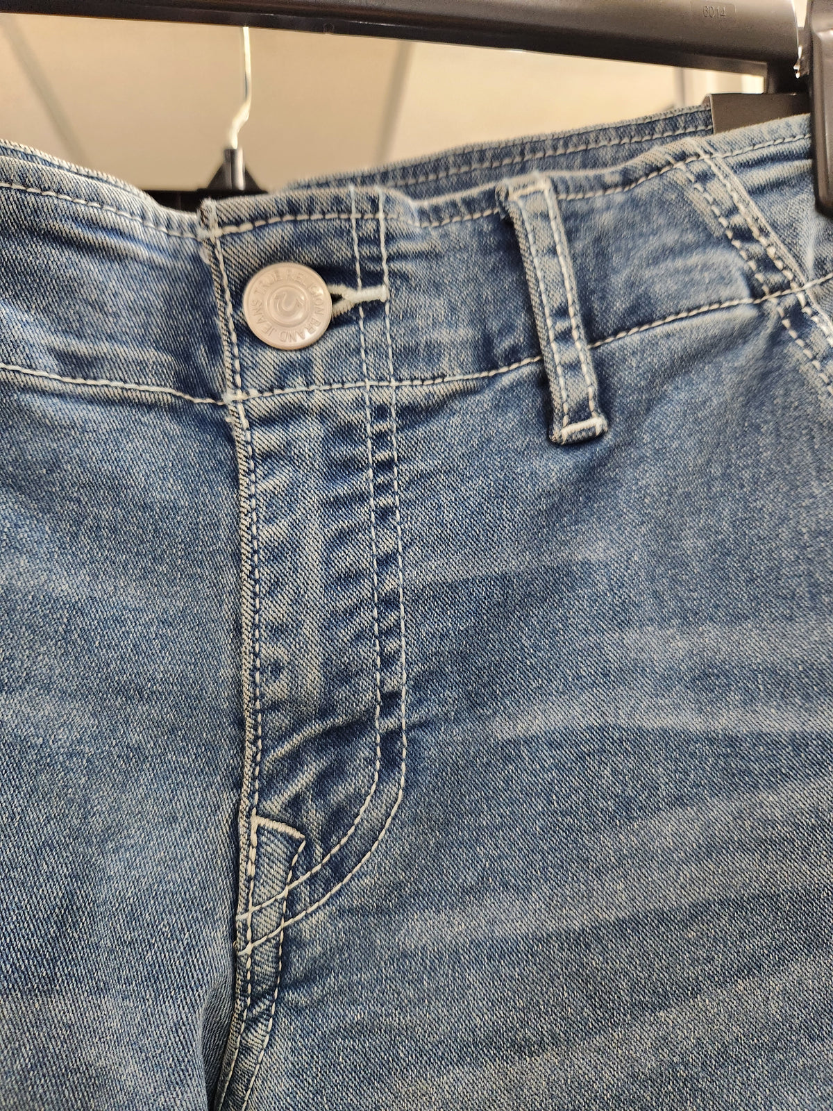 True Religion Reverse Denim Carpenter Pant
